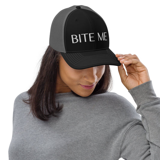 BITE ME Trucker Cap - Bite Me Trucker HAT