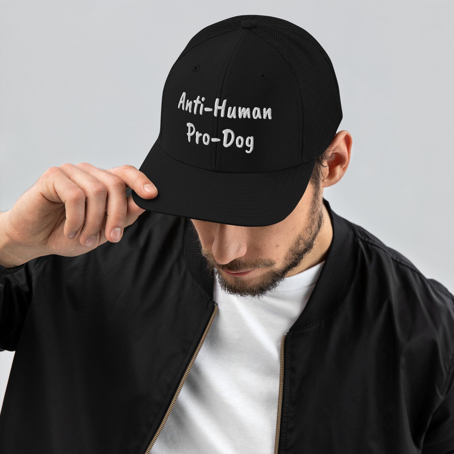 ANTI-HUMAN PRO-DOG FLORIDA TRUCKER CAP - Pro Dog Florida Snapback Trucker Hat