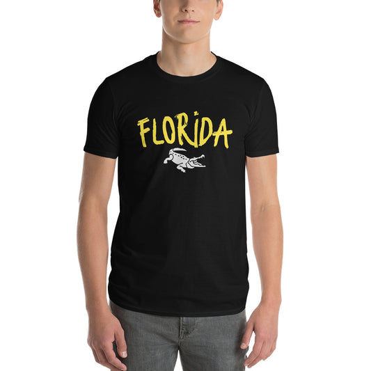 FLORIDA ALLIGATOR T-SHIRT - Florida Alligator Shirt - Unisex Lightweight Florida T-Shirt - Gildan 980