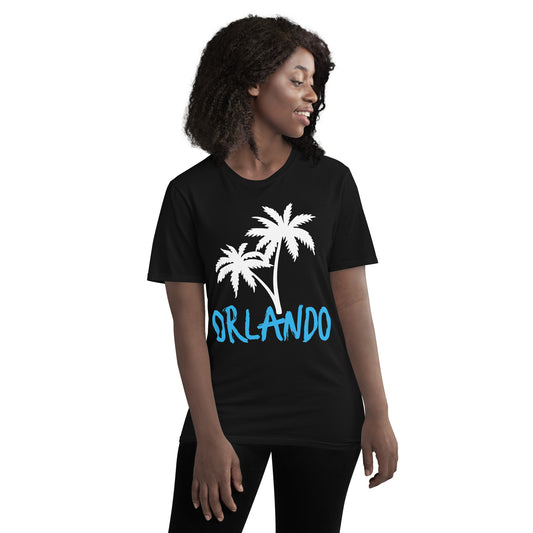 ORLANDO PALM TREE Short-Sleeve T-Shirt - Orlando FL Palm Tree Shirt