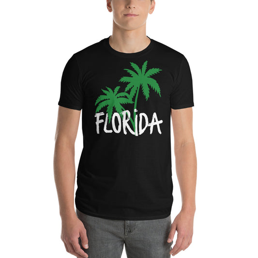 FLORIDA T-SHIRT W/ PALM TREES - Florida Palm Trees T-Shirt Palm Tree Shirt