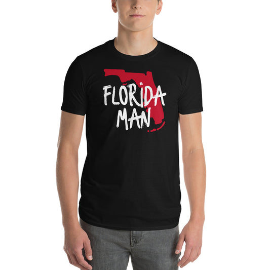 FLORIDA MAN T-SHIRT FLORIDA MAP - Florida Man FL Map Shirt