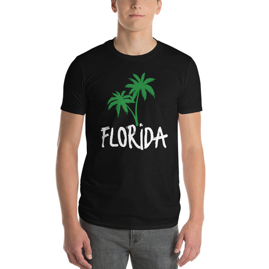 FLORIDA T-SHIRT W/ PALM TREES - Florida Palm Trees T-Shirt Palm Tree Shirt - V2