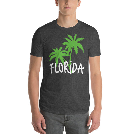 FLORIDA PALM TREE Short-Sleeve T-Shirt - FL Palm T-shirt - Florida Shirt