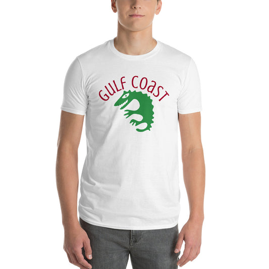 GULF COAST W/ ALLIGATOR - Gulf Coast Florida Unisex Lightweight T-Shirt - Gildan 980