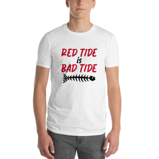 RED TIDE IS BAD TIDE T-SHIRT - Red Tide Florida Premium Lightweight T-Shirt