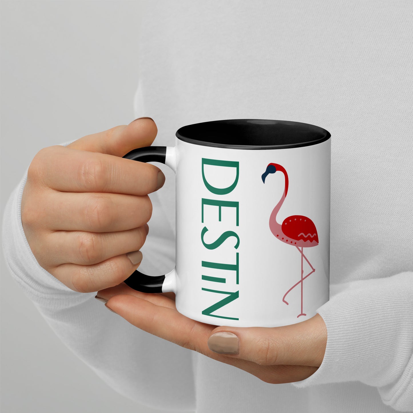 DESTIN FLORIDA FLAMINGO Mug - DESTIN Florida FLAMINGO Mugs