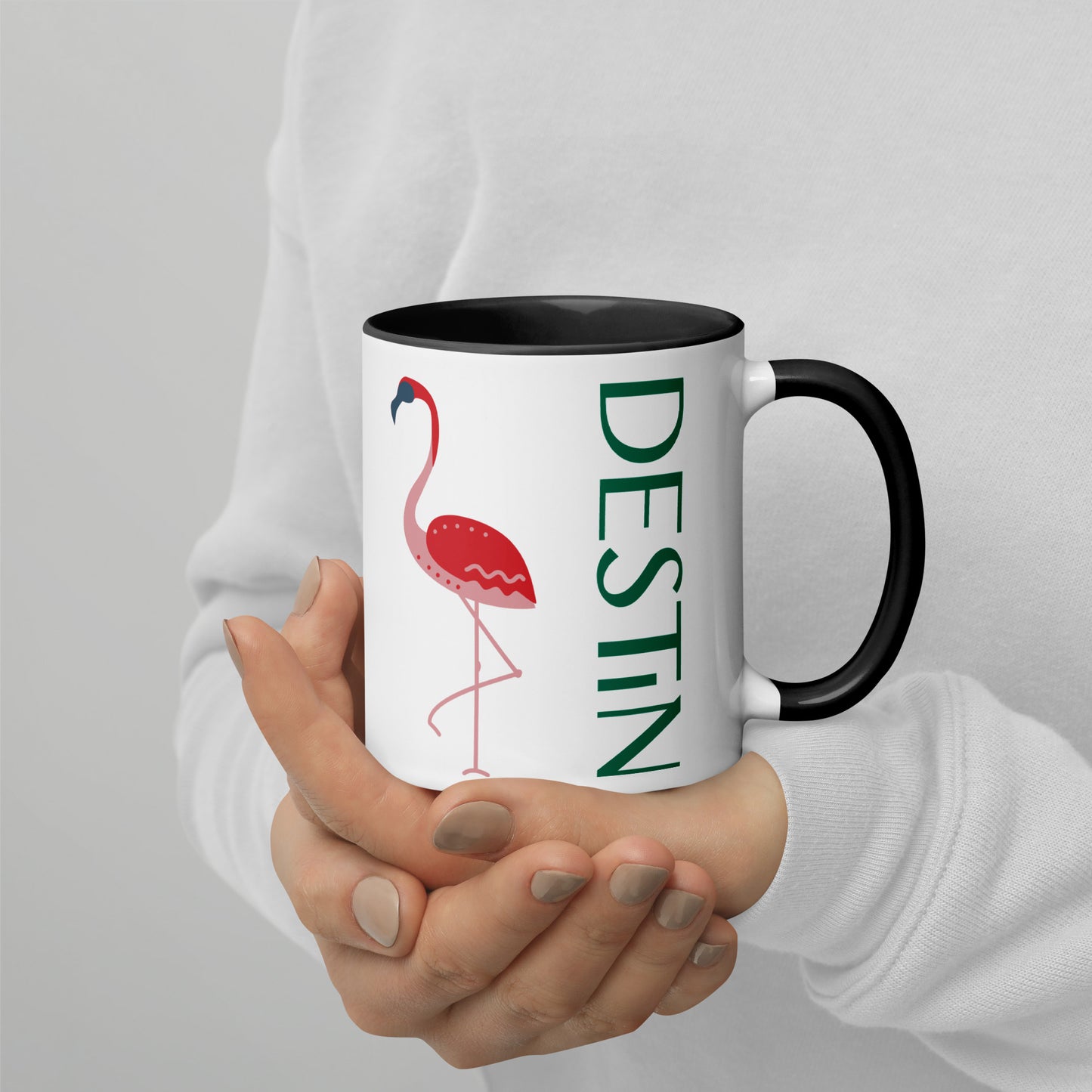 DESTIN FLORIDA FLAMINGO Mug - DESTIN Florida FLAMINGO Mugs