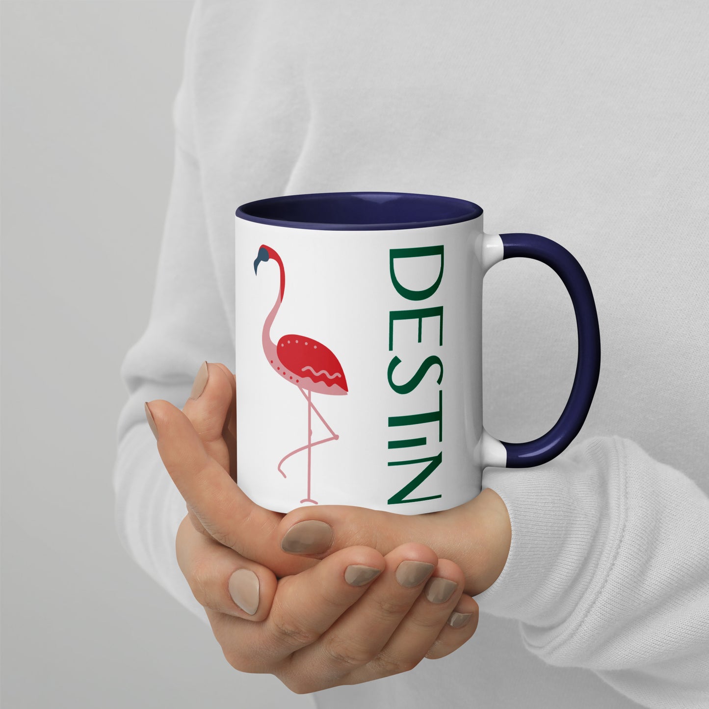 DESTIN FLORIDA FLAMINGO Mug - DESTIN Florida FLAMINGO Mugs