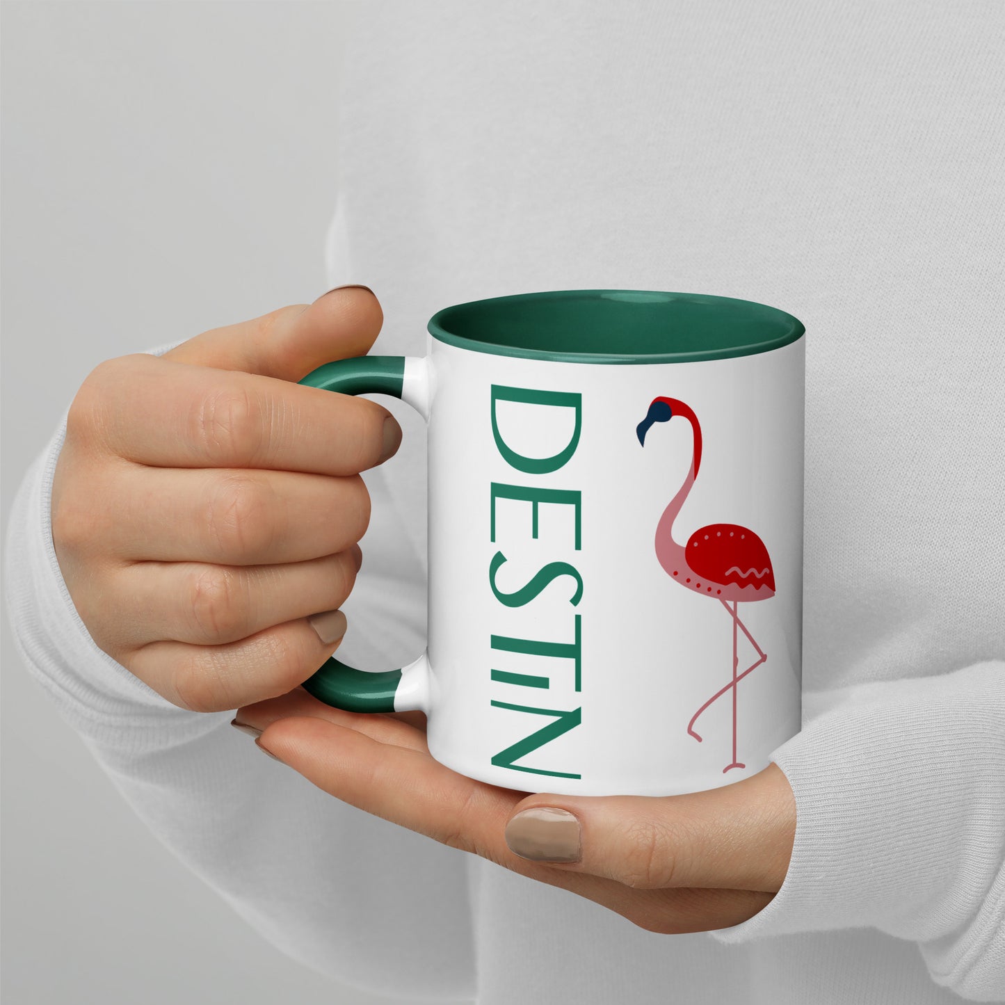 DESTIN FLORIDA FLAMINGO Mug - DESTIN Florida FLAMINGO Mugs