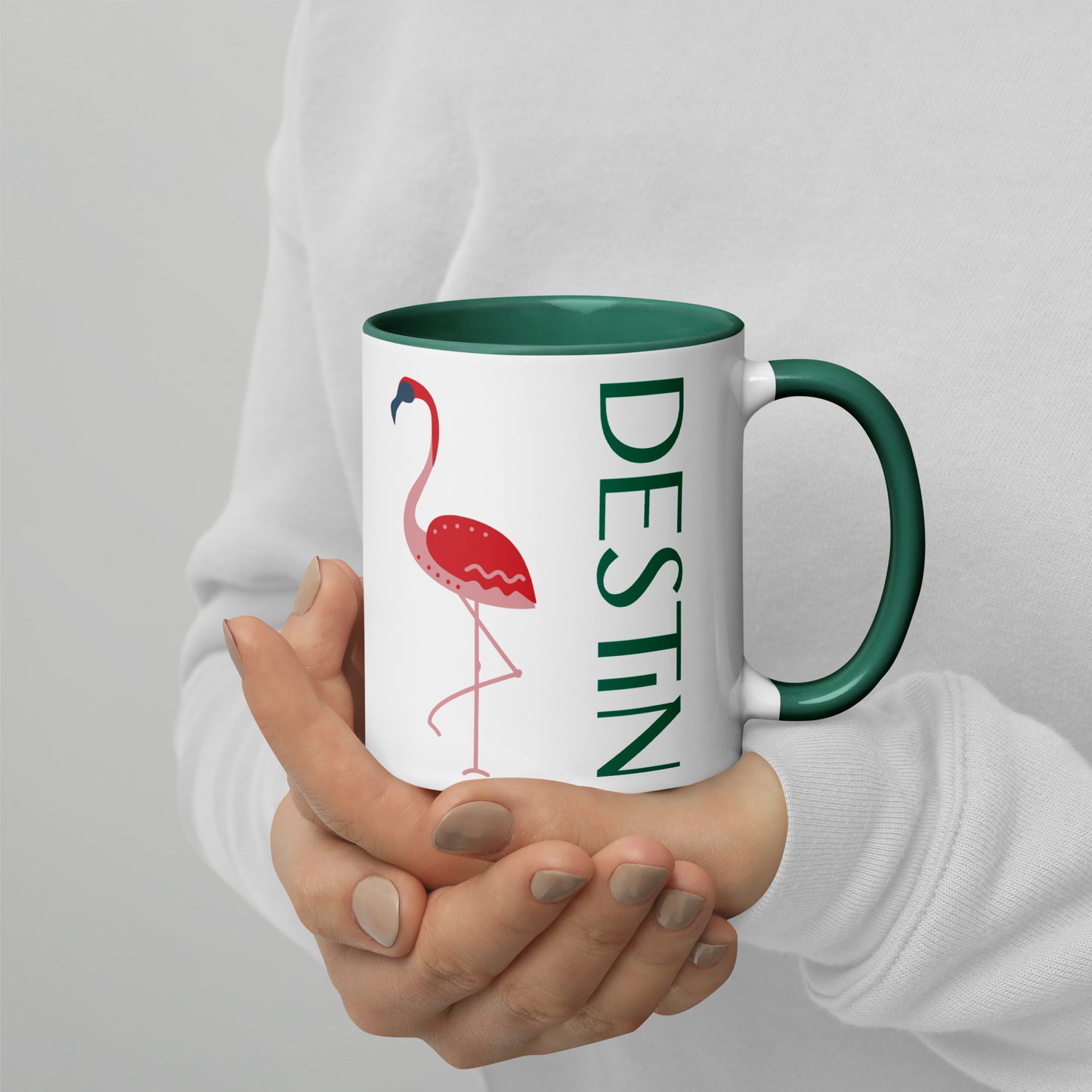 DESTIN FLORIDA FLAMINGO Mug - DESTIN Florida FLAMINGO Mugs