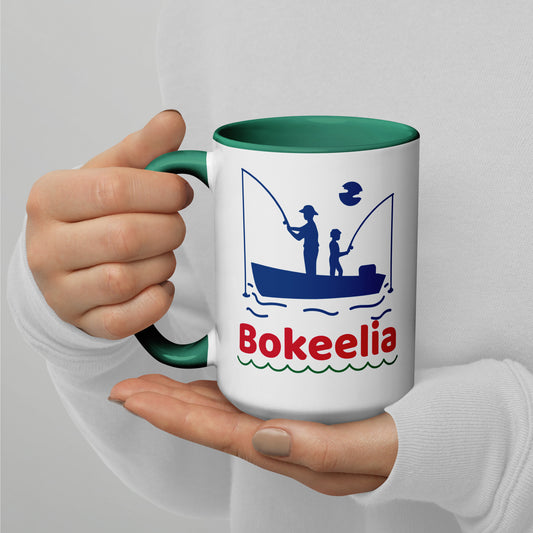 BOKEELIA FISHERMEN Mug with Color Inside - Bokeelia Florida Fishing Mugs