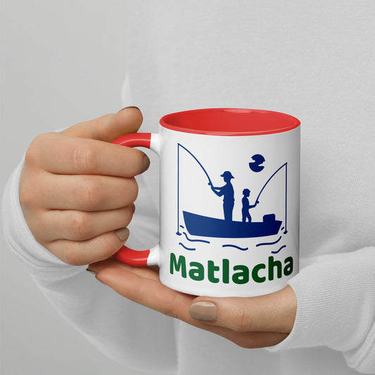 MATLACHA FLORIDA FISHERMAN Mug with Color Inside - Matlacha Florida FISHING Mugs