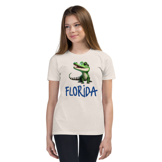 FLORIDA ALLIGATOR SHIRT - Youth Short Sleeve T-Shirt V2