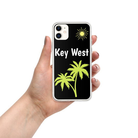 KEY WEST FLORIDA W/ PALM TREES - iPhone Case