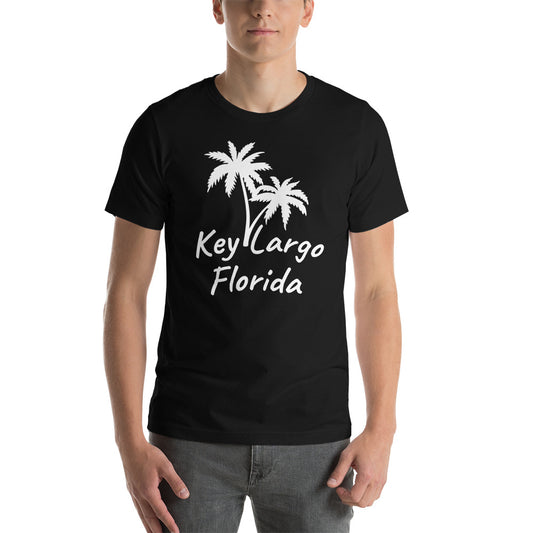 KEY LARGO FLORIDA WITH PALMS - Unisex t-shirt